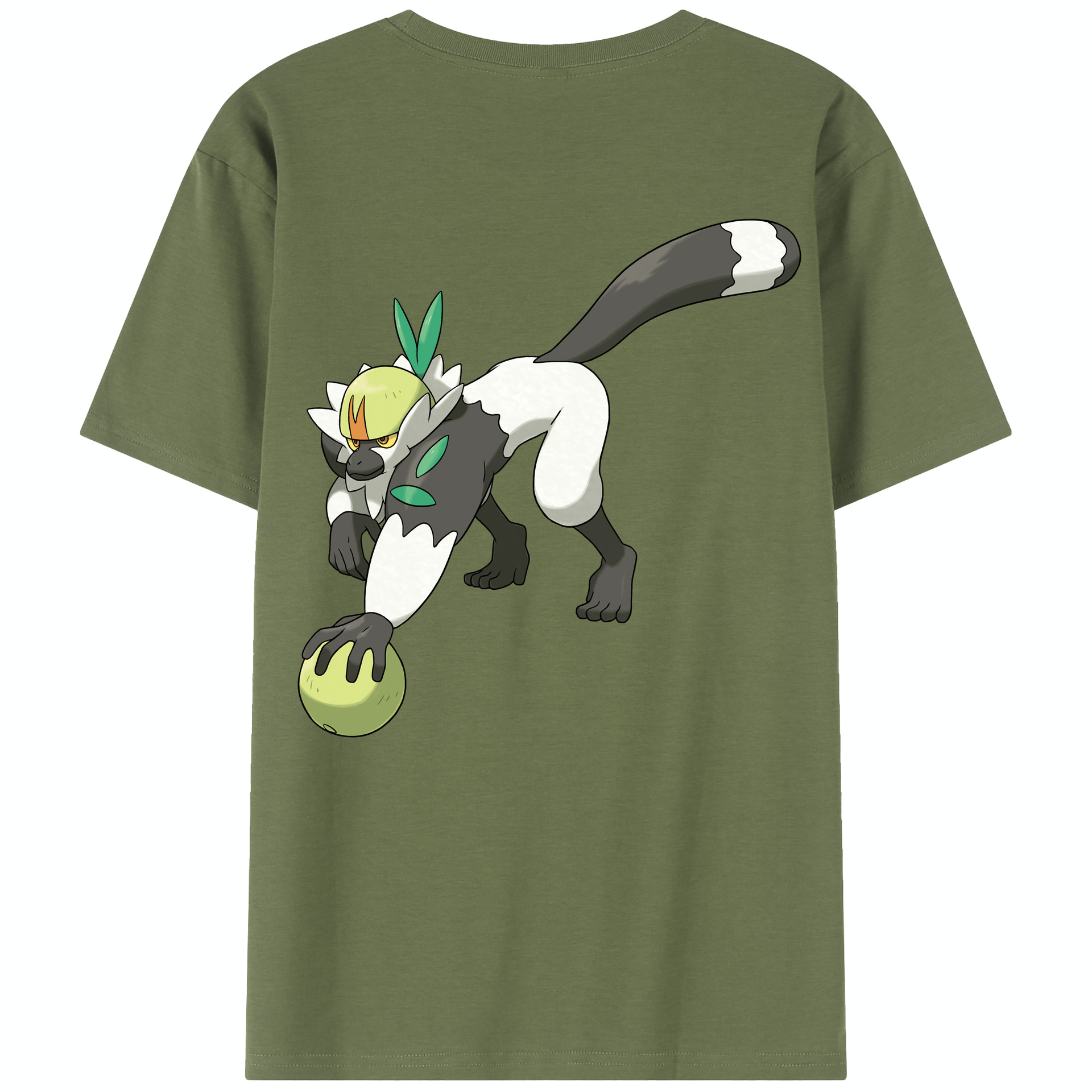 （画像用） ポケットモンスター Pokémon 綿100％半袖Tシャツ（背面プリント）